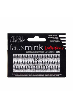 Netikrų blakstienų rinkinys Ardell Faux Mink Long Individualus 60 Dalys