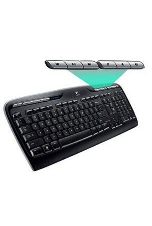 Klaviatūra ir pelė Logitech Wireless Combo MK330 Juoda Qwerty US