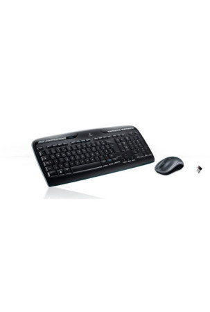 Klaviatūra ir pelė Logitech Wireless Combo MK330 Juoda Qwerty US