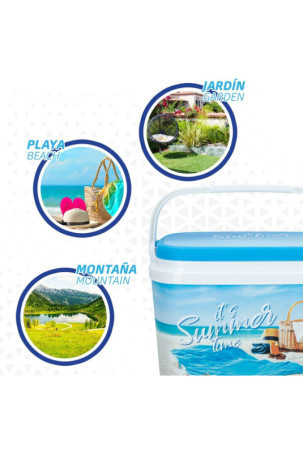 Stalo tesino rinkinys Aktive Summer Beach Plastmasinis 6 L 29 x 20 x 19,5 cm (8 vnt.)