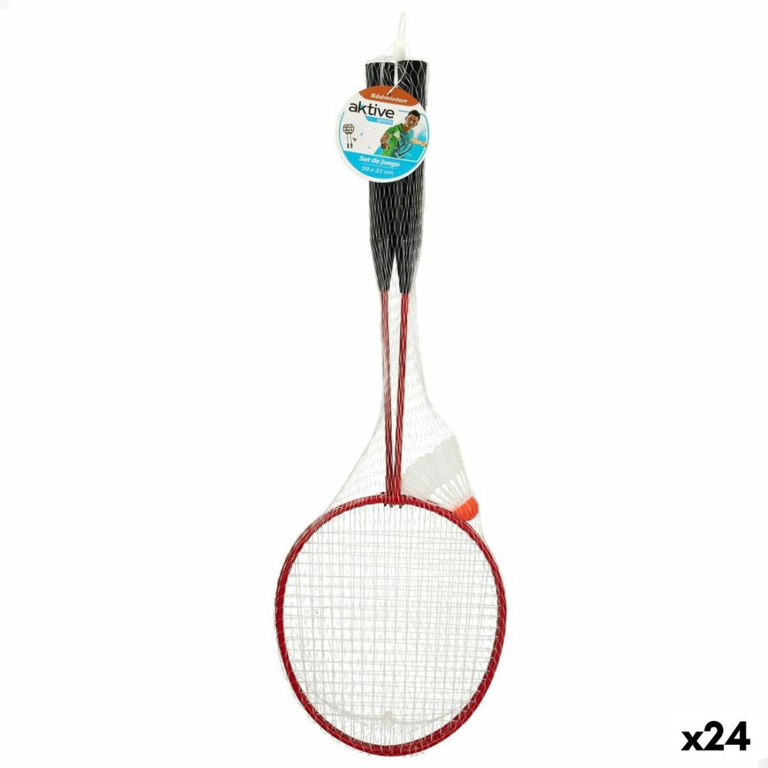 Badmintono rinkinys Aktive 24 vnt.