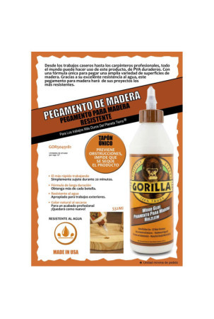 Balta uodega Gorilla Glue Medžio 532 ml Balta