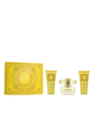 Moteriškų kvepalų rinkinys Versace EDT Yellow Diamond 3 Dalys