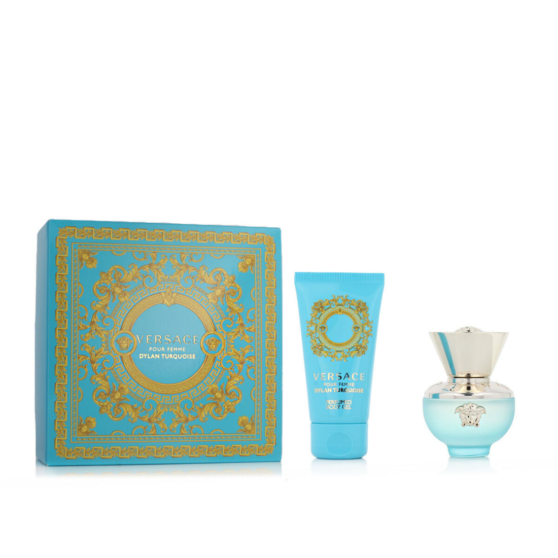 Moteriškų kvepalų rinkinys Versace EDT Dylan Turquoise 2 Dalys