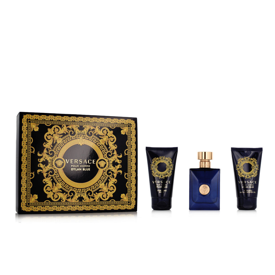 Vyriškų kvepalų rinkinys Versace EDT Dylan Blue 3 Dalys