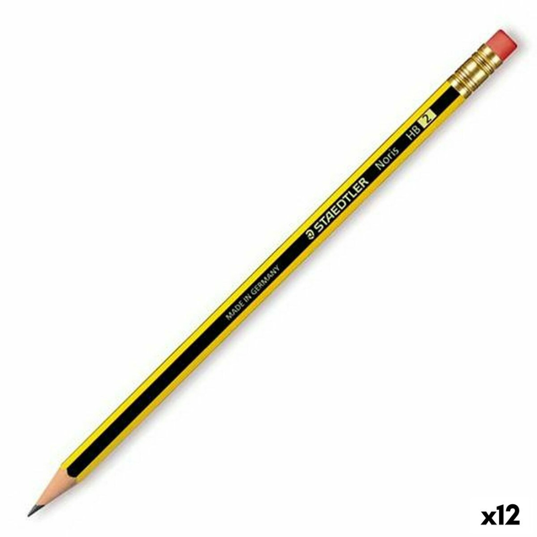 Pieštukas su trintuku Staedtler Noris 122 HB (12 vnt.)