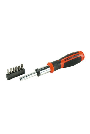 Bit set with screwdriver Black & Decker BDHT0-62129 6 Dalys