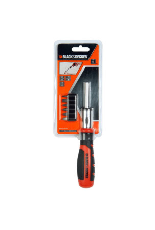 Bit set with screwdriver Black & Decker BDHT0-62129 6 Dalys