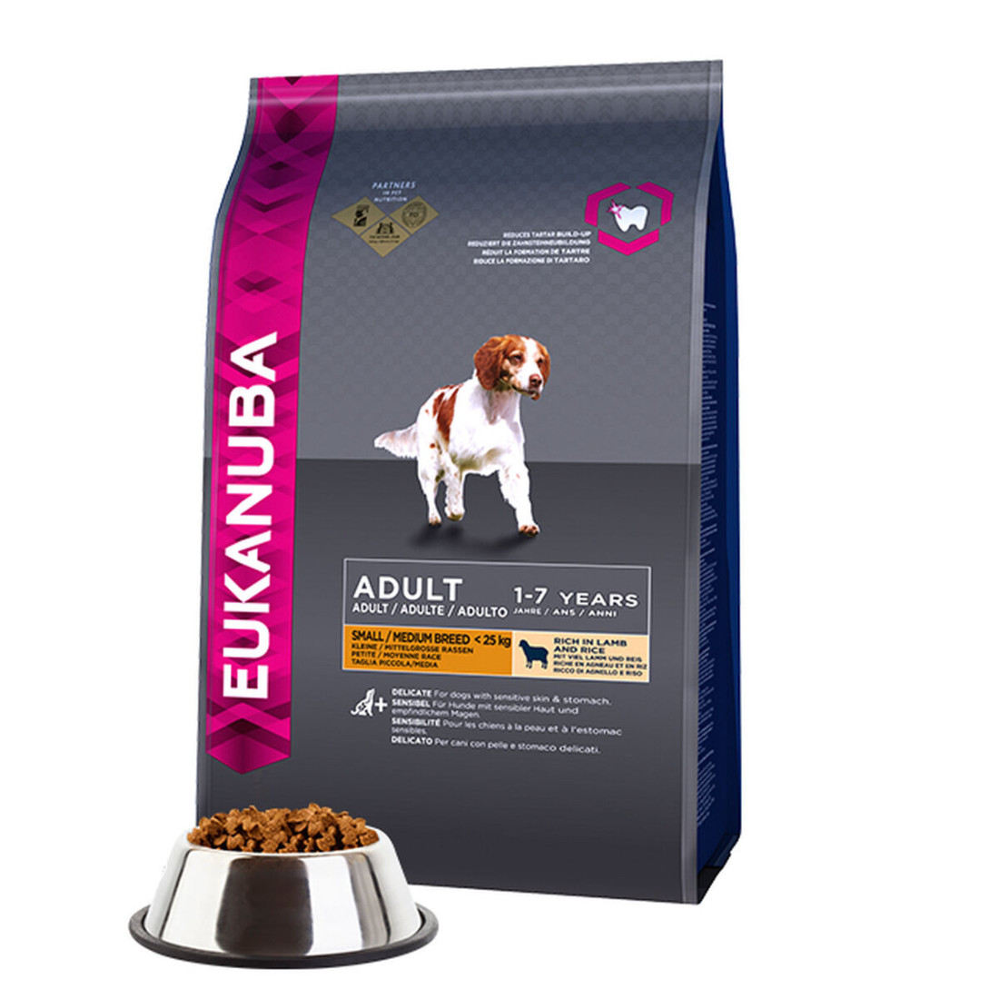 Pašarai Eukanuba Small & Medium Suaugęs Avis 12 kg