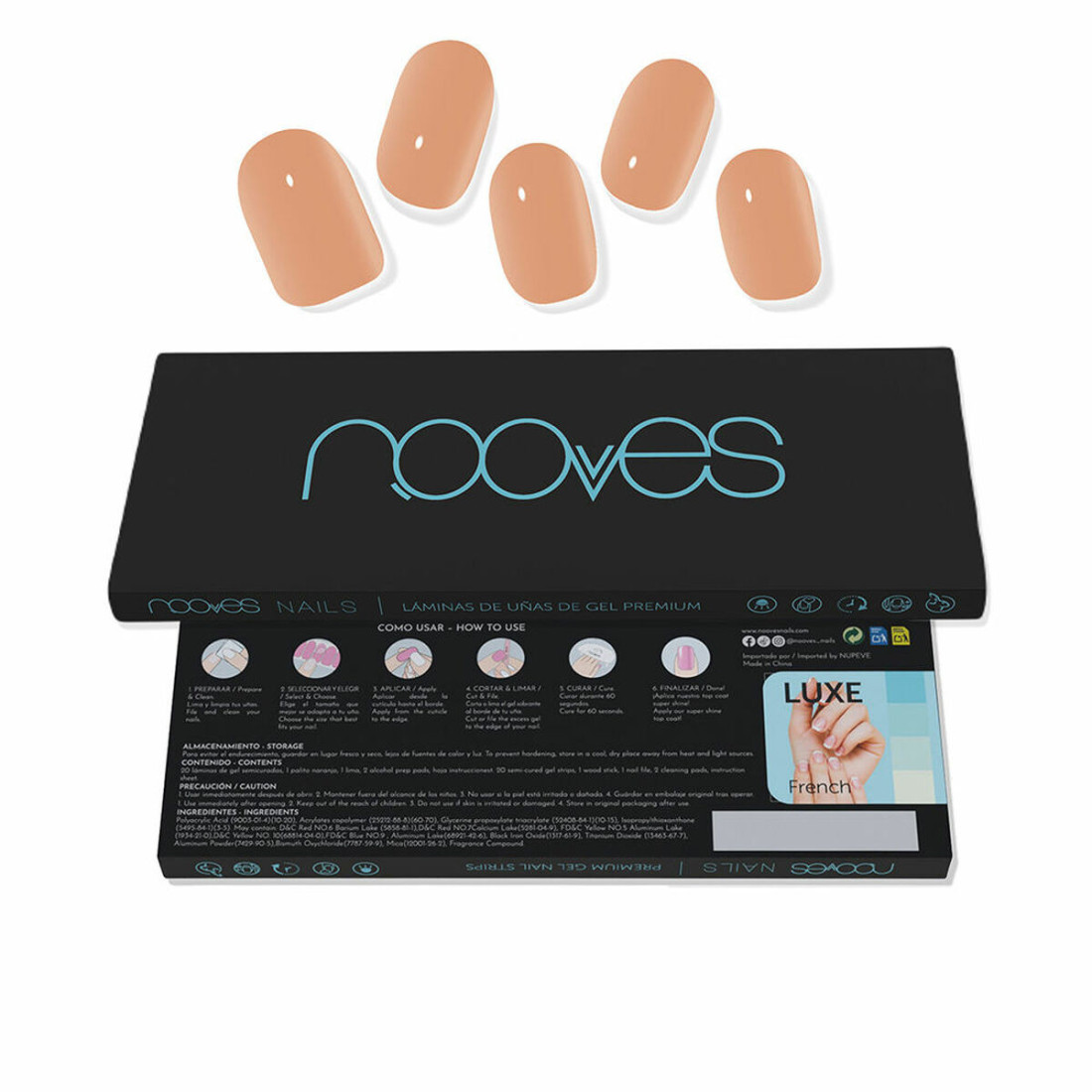 Gel Nail Foils Nooves Cru au soleil (20 vnt.)