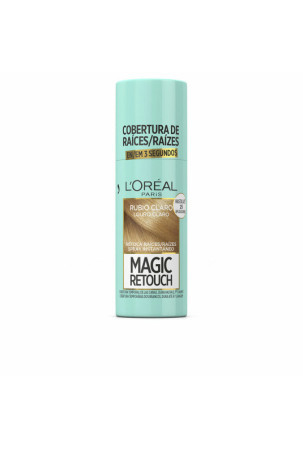 Laikinas purškiklis šaknų taisymui L'Oréal Paris Magic Retouch Švarus šviesus Nº 8.0-rubio claro 75 ml