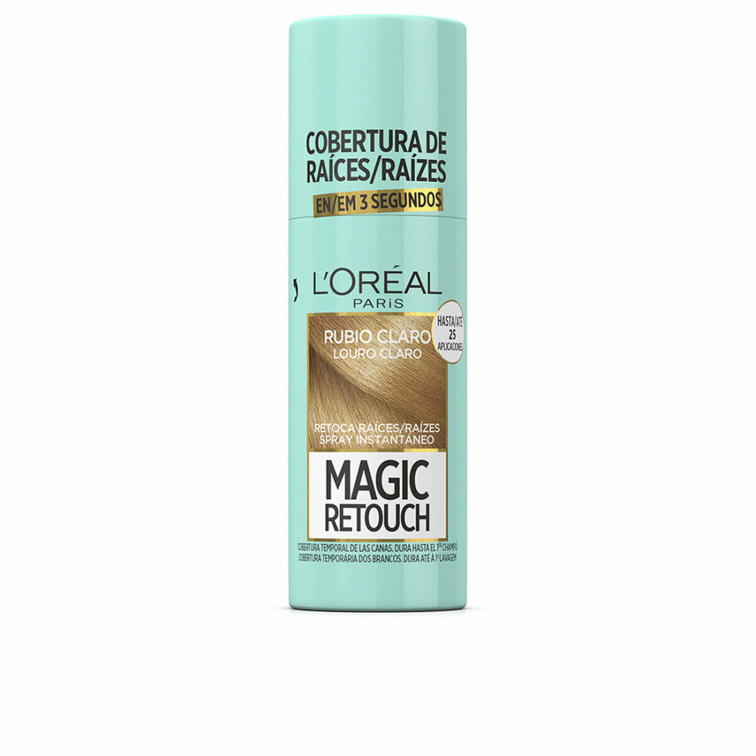 Laikinas purškiklis šaknų taisymui L'Oréal Paris Magic Retouch Švarus šviesus Nº 8.0-rubio claro 75 ml