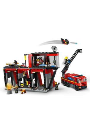 Playset Lego 60414 Fire station with Fire engine