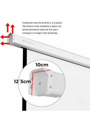 Projekcijos ekranas Phoenix ELEC200 112"