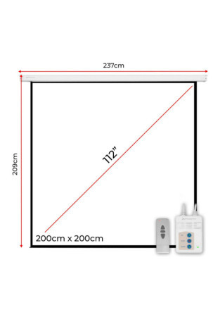 Projekcijos ekranas Phoenix ELEC200 112"
