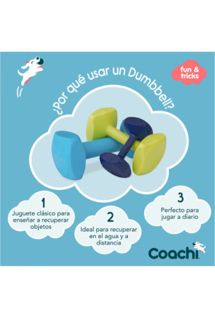 Svoris Coachi TRAINING DUMBBELL Mėlyna