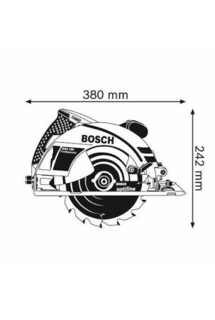 Diskinis pjūklas BOSCH Professional GKS 190 1400 W 230 V 190 mm