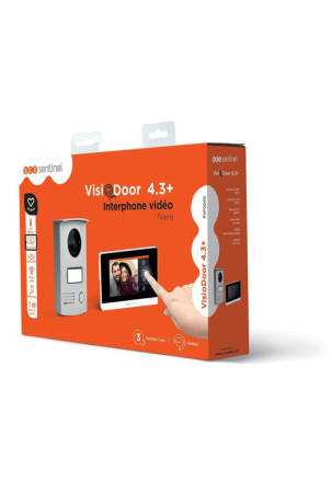 Protingas video-domofonas SCS SENTINEL Visiodoor 4.3 Aliuminis