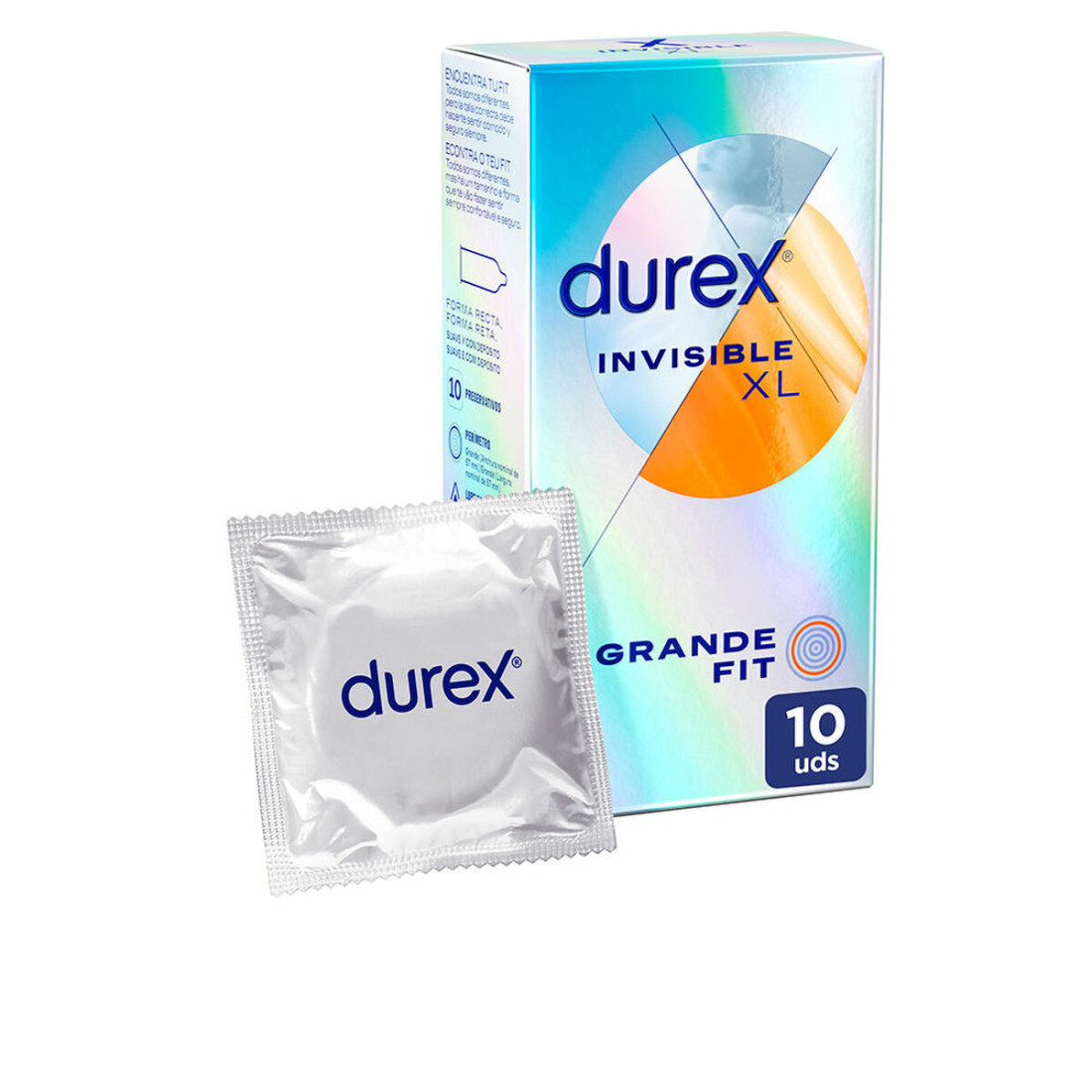 Prezervatyvai Durex Invisible XL 10 vnt.