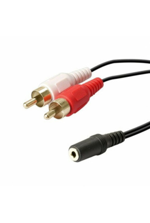 Audio Jack (3,5 mm) - 2 RCA kabelis PcCom