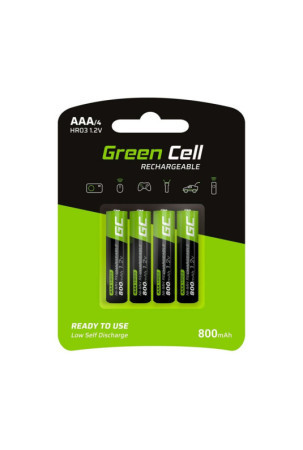 Įkraunamos baterijos Green Cell GR04 800 mAh 1,2 V AAA