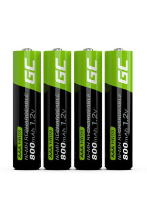 Įkraunamos baterijos Green Cell GR04 800 mAh 1,2 V AAA