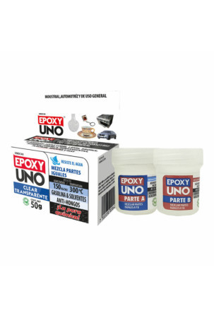 Two component epoxy adhesive Fusion Epoxy Black Label Unoc40 Universalus Vidpadžiai 50 g