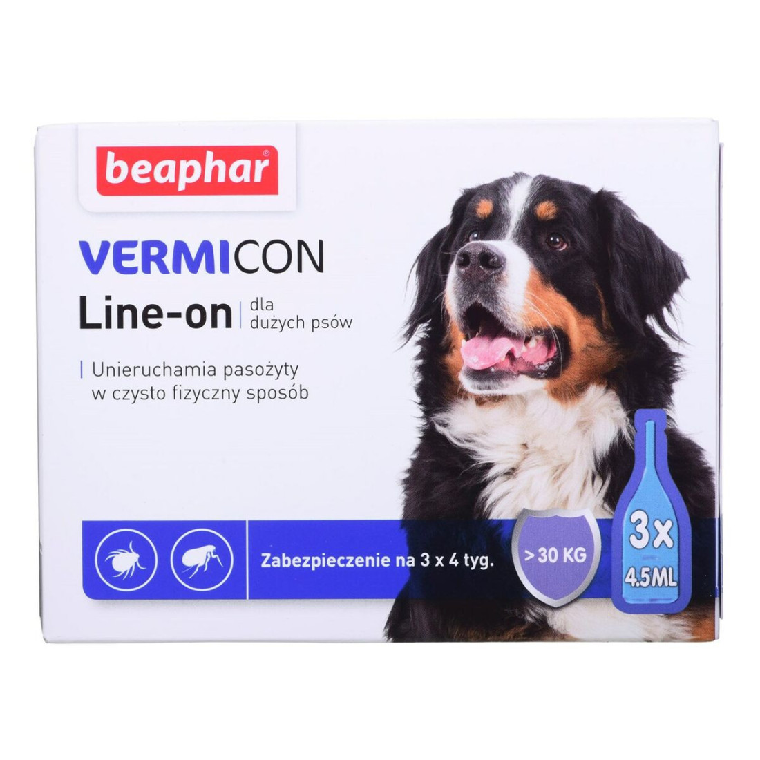 Anti-parazitai Beaphar VERMIcon Line-on Dog L Anti-parazitai