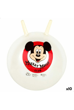 Lēkšana ar bumbu Mickey Mouse Ø 45 cm (10 vnt.)