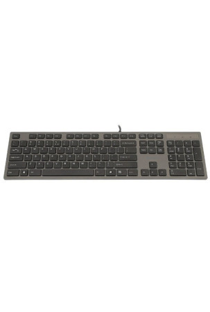 Klaviatūra A4 Tech KV-300H QWERTY Juoda Pilka Monochrominis Juoda / Pilka