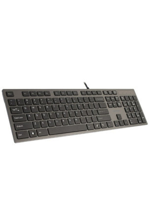 Klaviatūra A4 Tech KV-300H QWERTY Juoda Pilka Monochrominis Juoda / Pilka