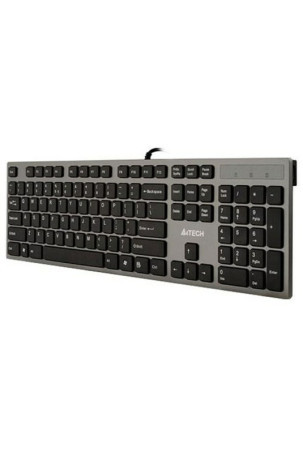 Klaviatūra A4 Tech KV-300H QWERTY Juoda Pilka Monochrominis Juoda / Pilka