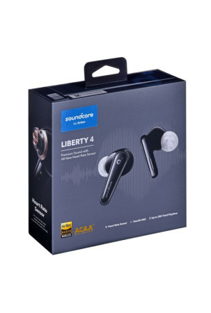 Ausinės su mikrofonu Soundcore Liberty 4 Juoda Midnight black