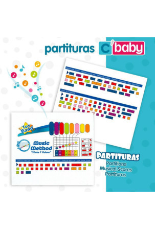 Muzikinis žaislas Colorbaby Metalinis Plastmasinis 34 x 6 x 21 cm (6 vnt.)