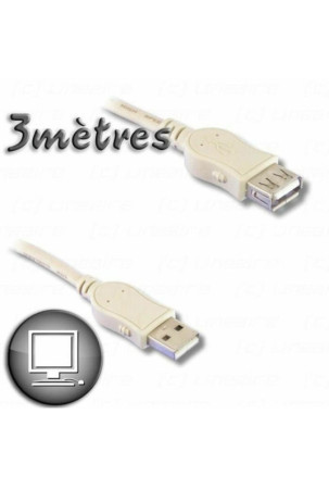 USB ilginamasis kabelis Lineaire PCUSB211E 3 m