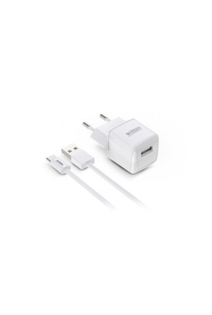 Sieninis įkroviklis + USB-C kabelis Urban Factory PSC25UF Balta 12 W