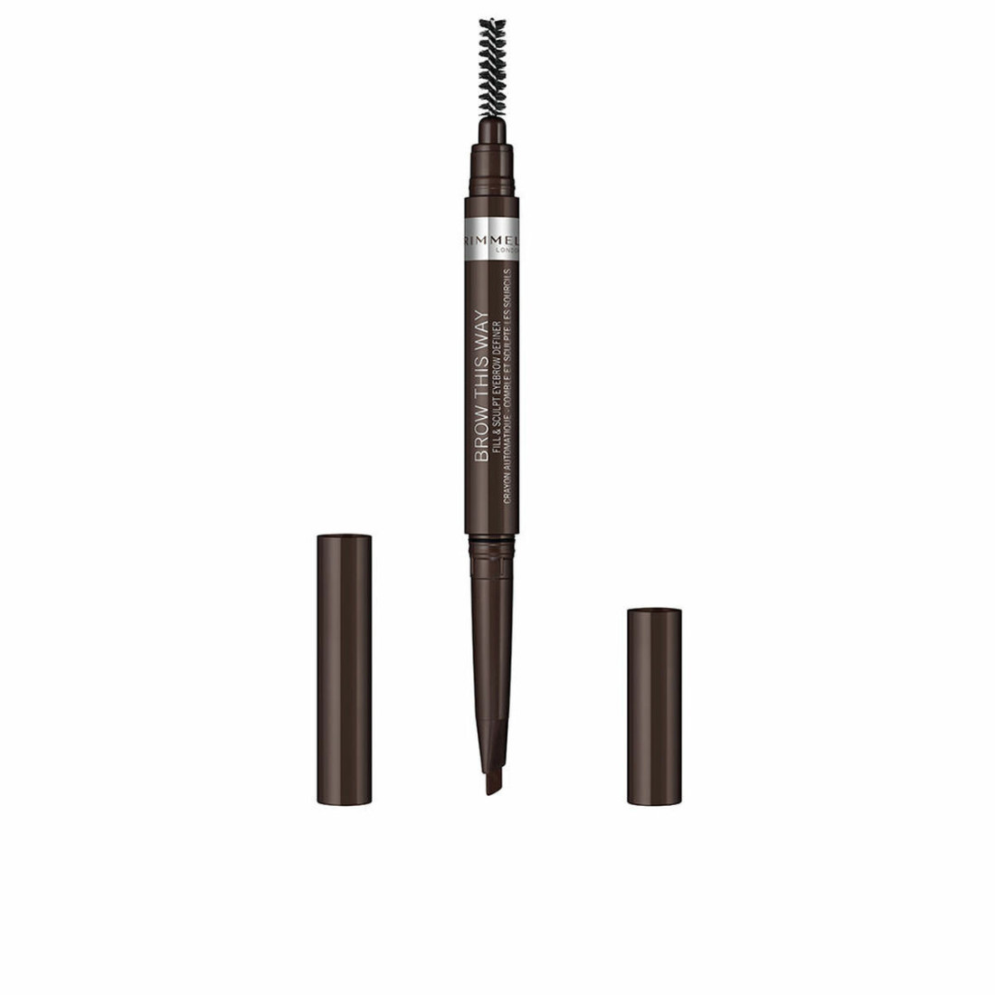 Antakių pieštukas Rimmel London Brow This Way Nº 03 Dark bown 0,25 g