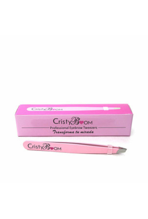 Žnyplės pečiojimui CristyBoom Professional Eyebrow Tweezers Rožinė (1 vnt.)