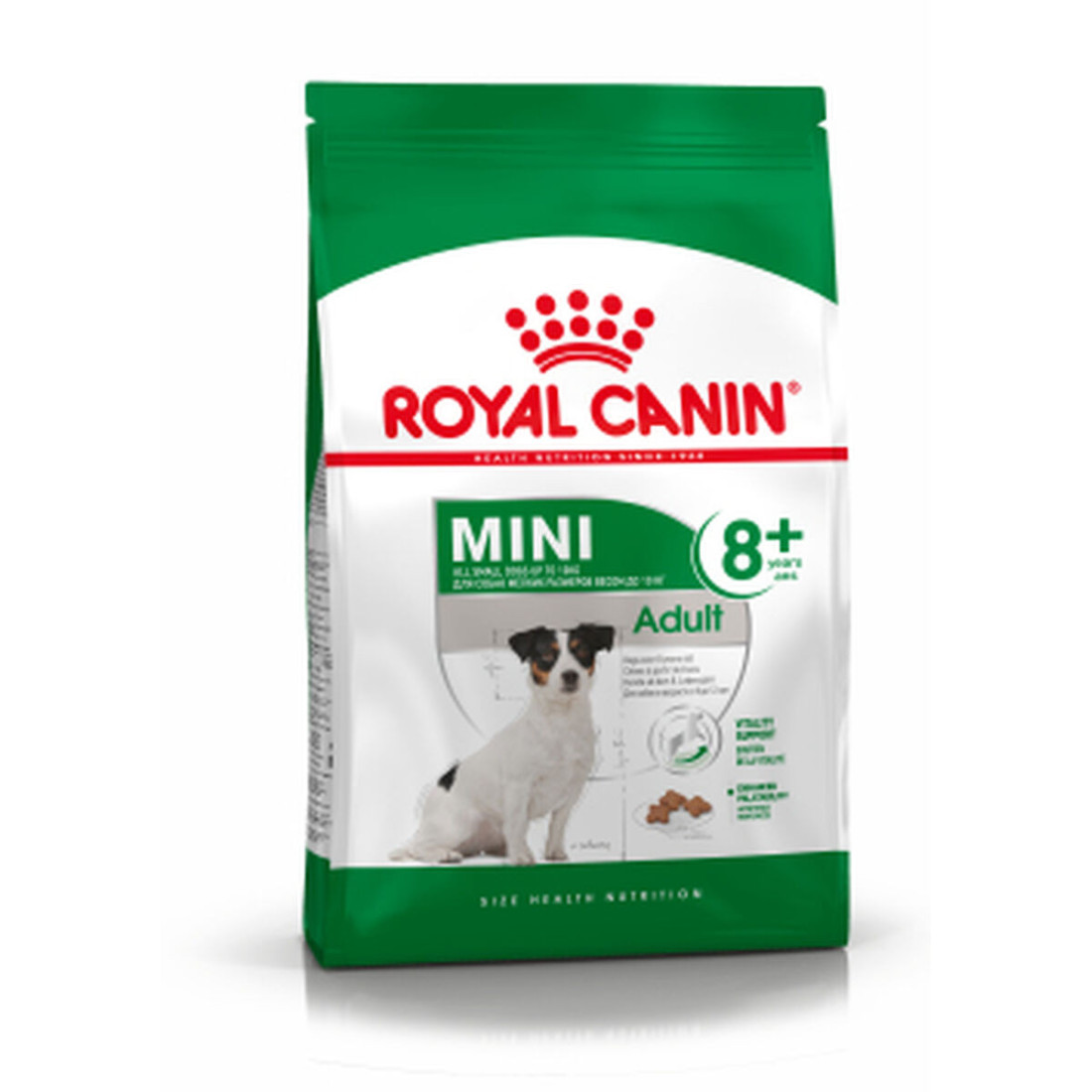 Pašarai Royal Canin Mini Adult 8+ Suaugęs Kukurūzai 2 Kg