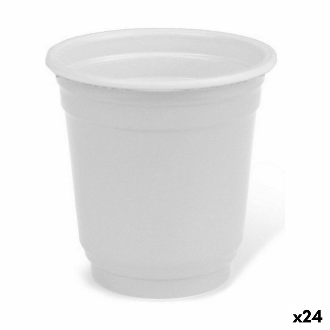 Taurelių rinkinys Algon Daugkartinio naudojimo Balta Plastmasinis 36 Dalys 50 ml (24 vnt.)