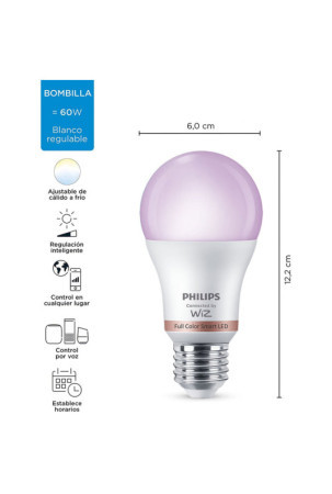 Išmani Lemputė Philips Wiz Full Colors F 8,5 W E27 806 lm (2200-6500 K)