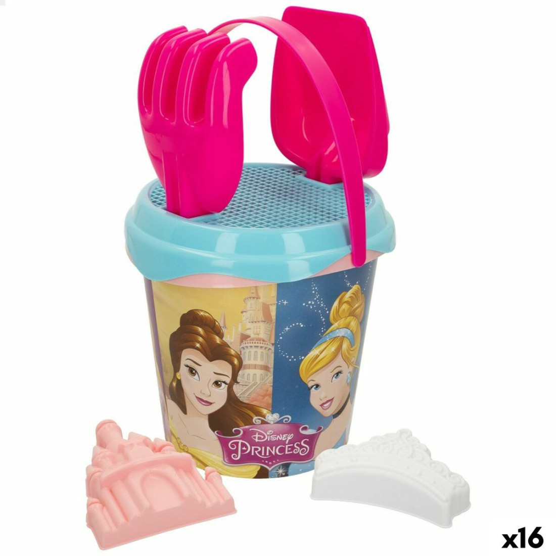 Paplūdimio žaislai Princesses Disney Ø 18 cm (16 vnt.)