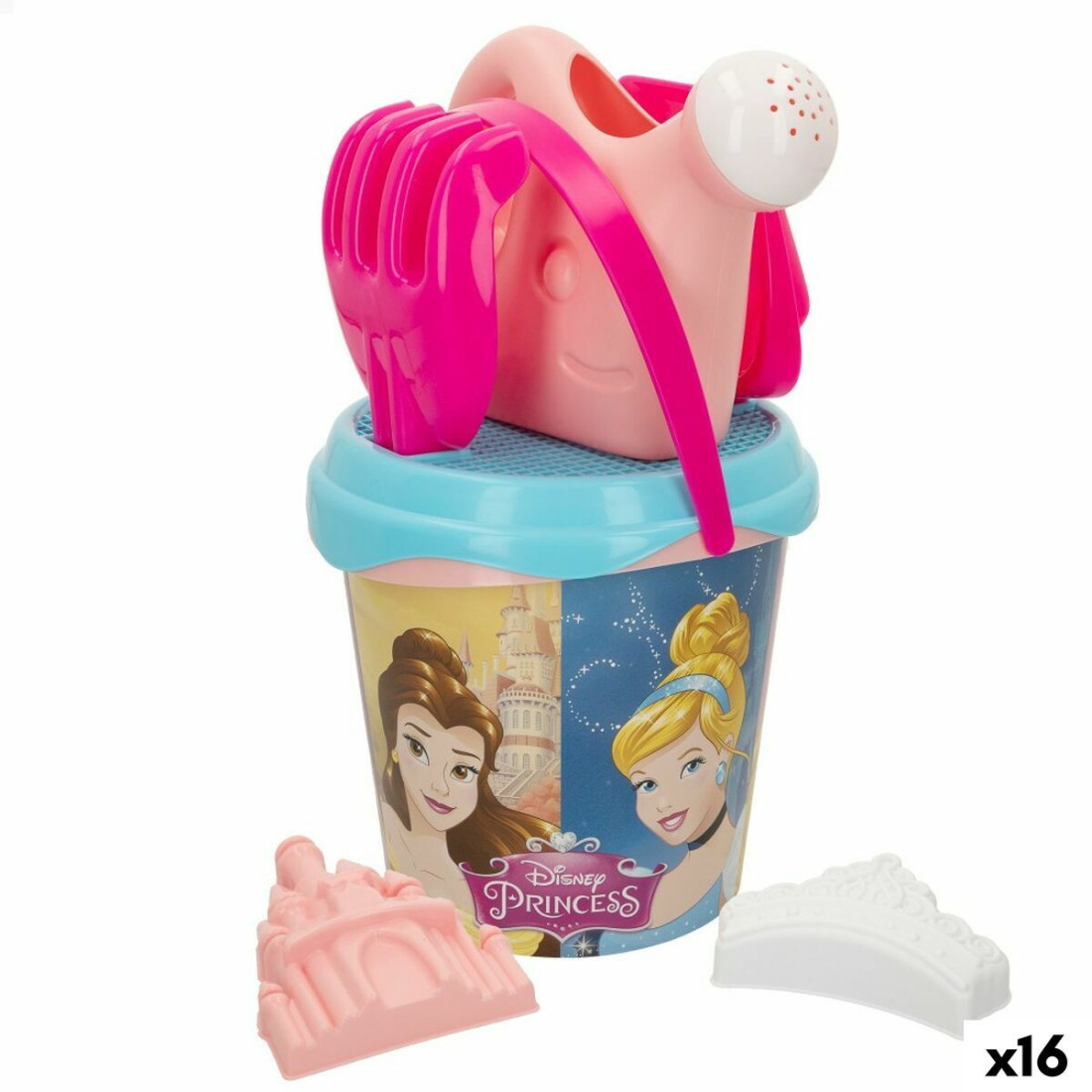 Paplūdimio žaislai Princesses Disney Ø 18 cm (16 vnt.)