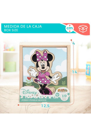 Vaikiška medinė puzlė Disney + 2 metų 19 Dalys (12 vnt.)