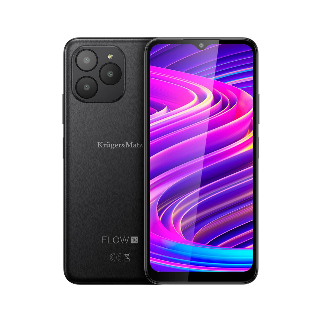 Išmanusis Telefonas Kruger & Matz FLOW 10 6,52" MediaTek Helio A22 4 GB RAM 64 GB Juoda