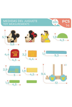 Traukinys Disney 14 Dalys (6 vnt.)