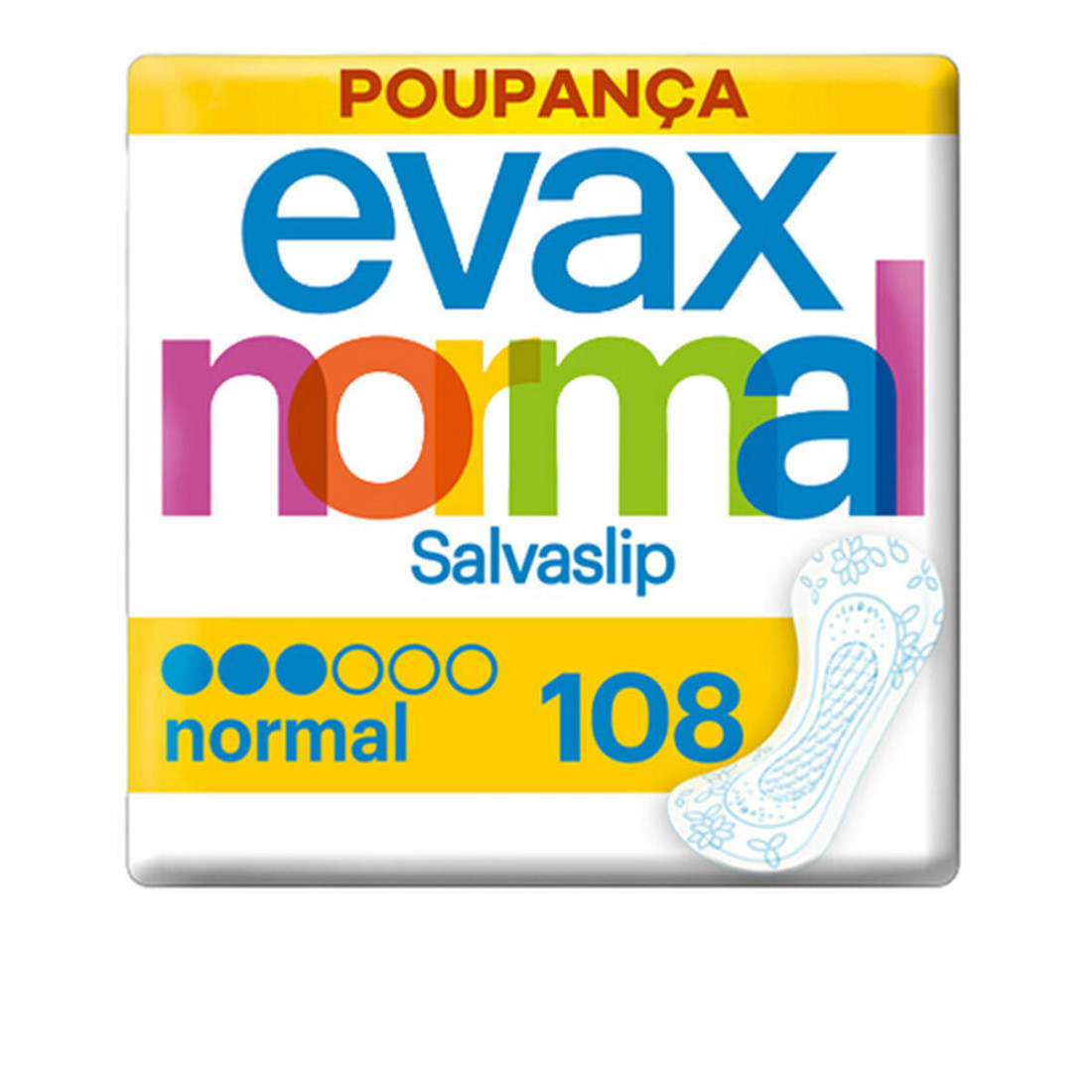 Paprasti įklotai Evax 108 vnt.