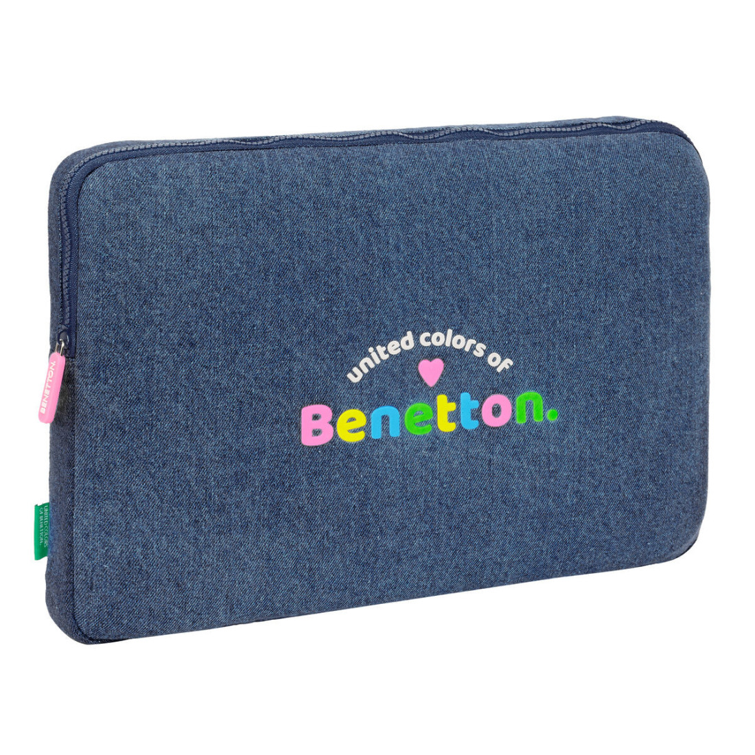 Nešiojamojo kompiuterio dėklas Benetton Denim Mėlyna 15,6'' 39,5 x 27,5 x 3,5 cm