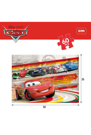 Vaikiška puzlė Cars Dvipusis 60 Dalys 50 x 35 cm (12 vnt.)