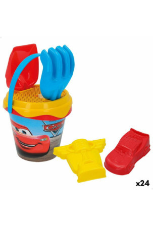 Paplūdimio žaislai Cars Ø 14 cm (24 vnt.)